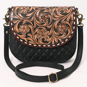 American Darling Crossbody Hand-Curved Genuine Leather Women Bag Western Handbag Purse | for Cute